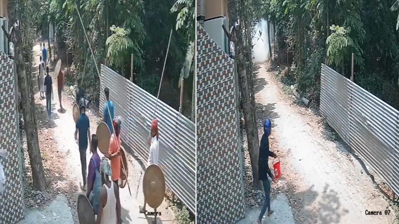 শরীয়তপুরের জাজিরায় আবারও সংঘর্ষ, মুহুর্মুহু ককটেল বিস্ফোরণ